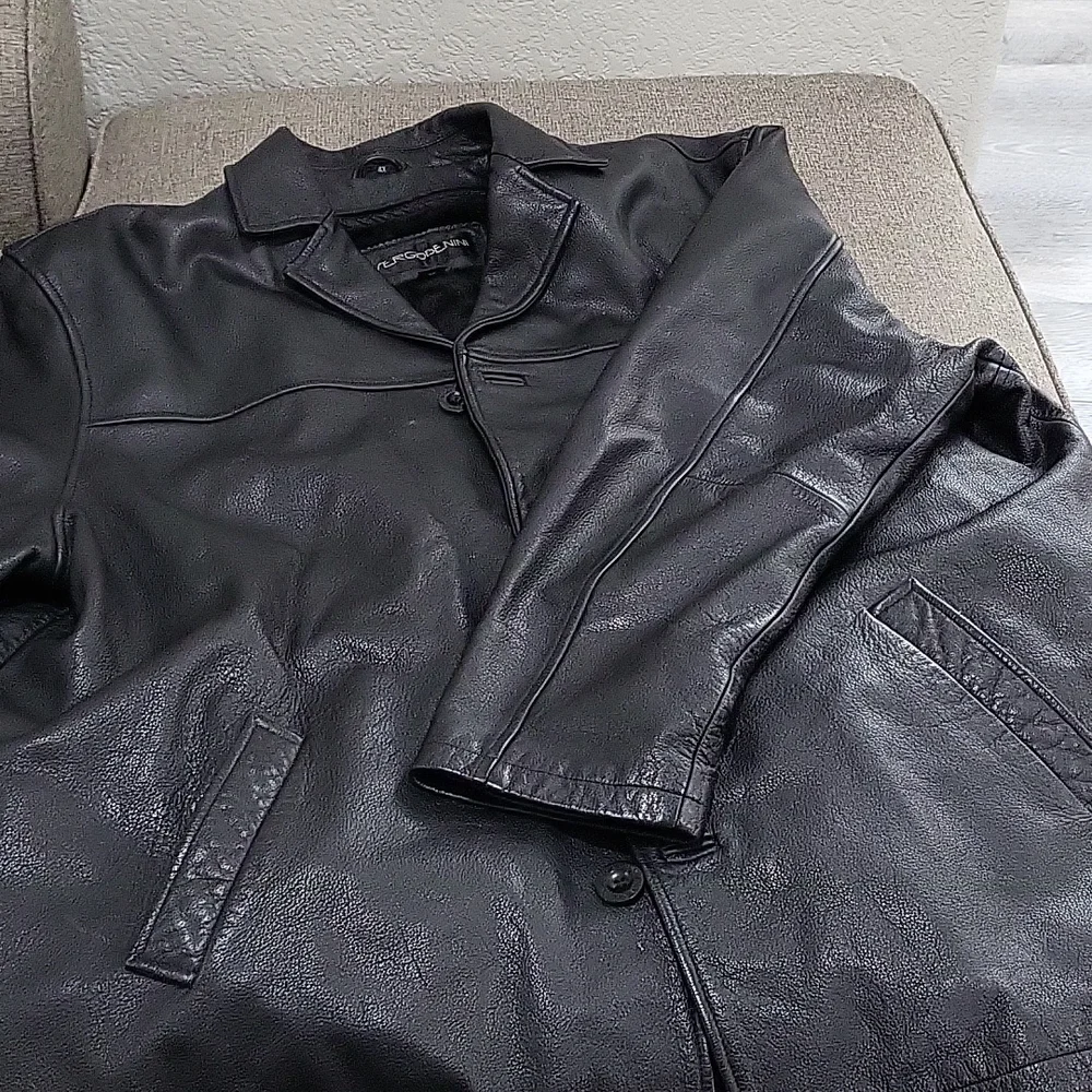 Real leather jacket - Picture 4 of 6